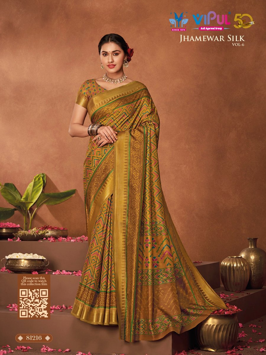 VIPUL JHAMEWAR SILK VOL-6 81207 TO 81218 10