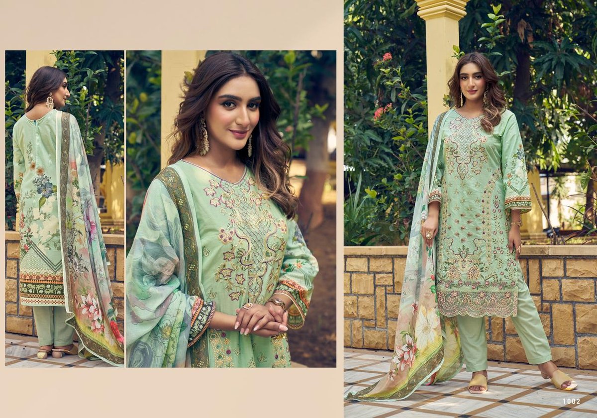 MAJESTY RANGRASHIYA LUXURY LAWN COLLECTION 1001 TO 1004 2