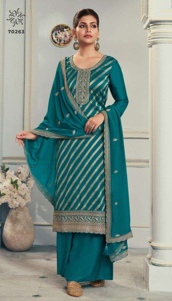 VINAY FASHION KULEESH SILKY VOL-03 70261 TO 70264 3
