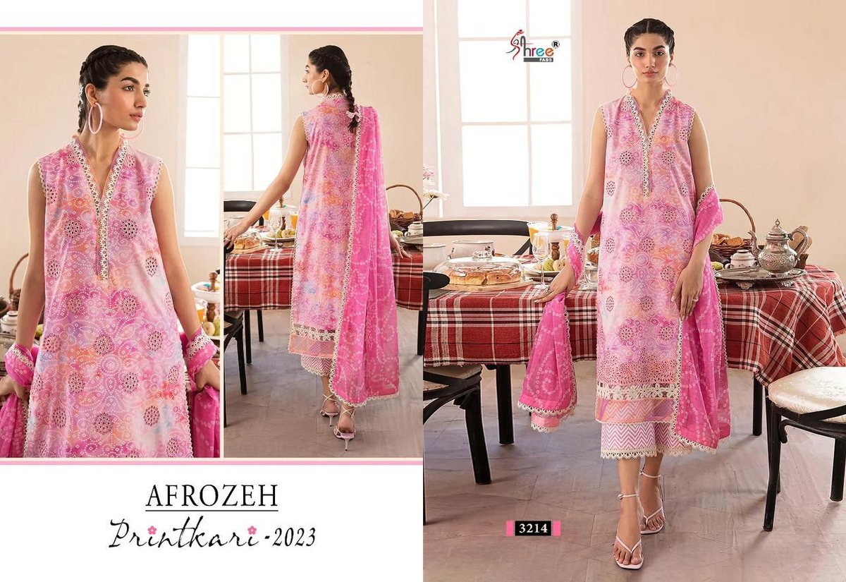 Shree Fab Afrozeh Printkari 2023 3214-3218 Series 5