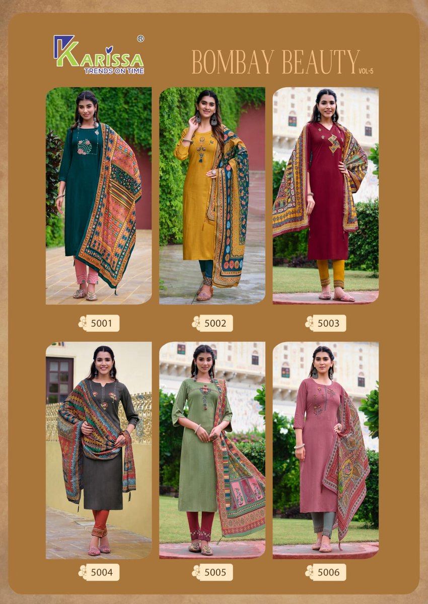 Karissa Trends Bombay Beauty Vol-5 5001-5006 Series 7