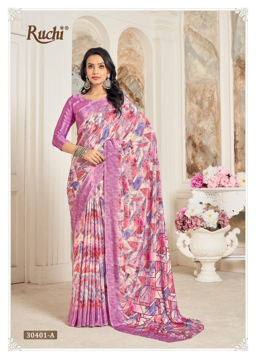 RUCHI SAREE VIVANTA SILK - 30 30401 A-B TO 30406 A-B 1