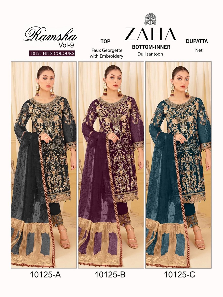 Zaha Ramsha Vol-9 10125 Colors 7