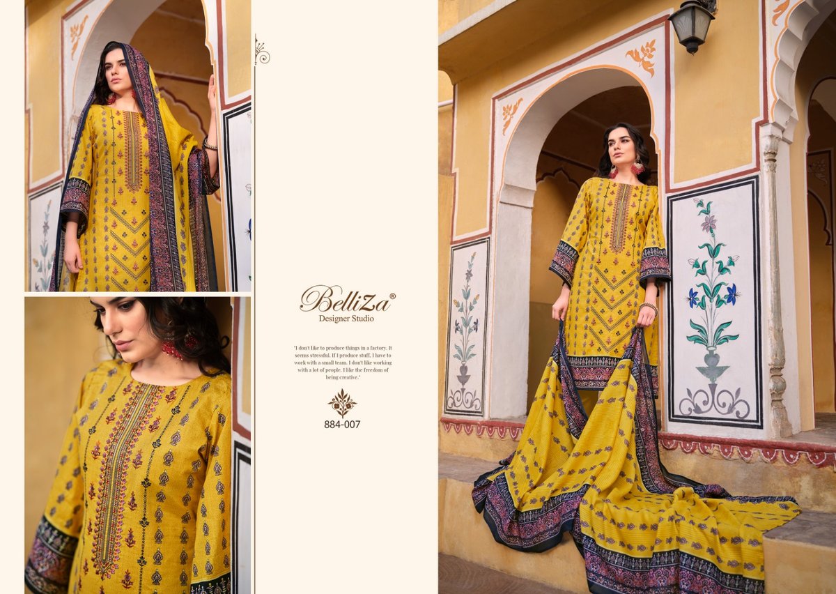 BELLIZA DESIGNER BIN SAEED VOL-3 884-001 TO 884-008 7