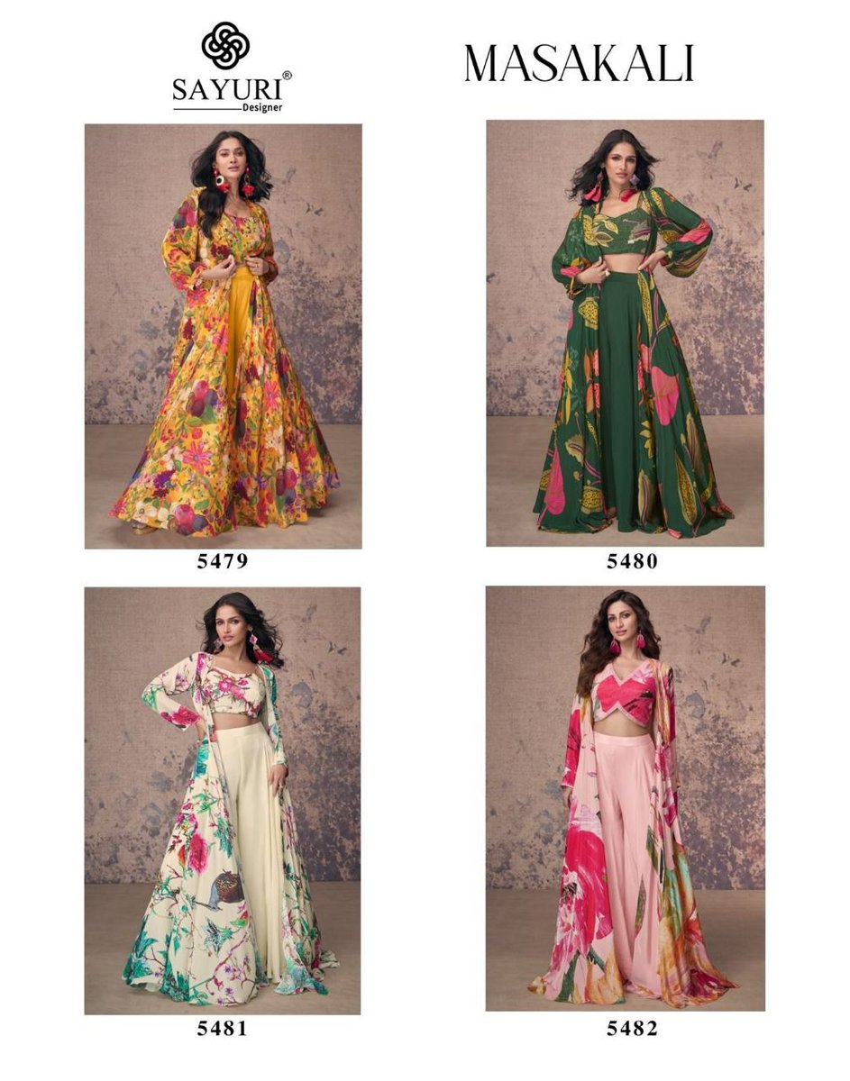 SAYURI DESIGNER MASAKALI 5479 TO 5482 5
