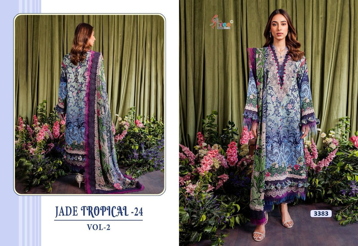 SHREE FAB JADE TROPICAL VOL-2 3380 TO 3383 4
