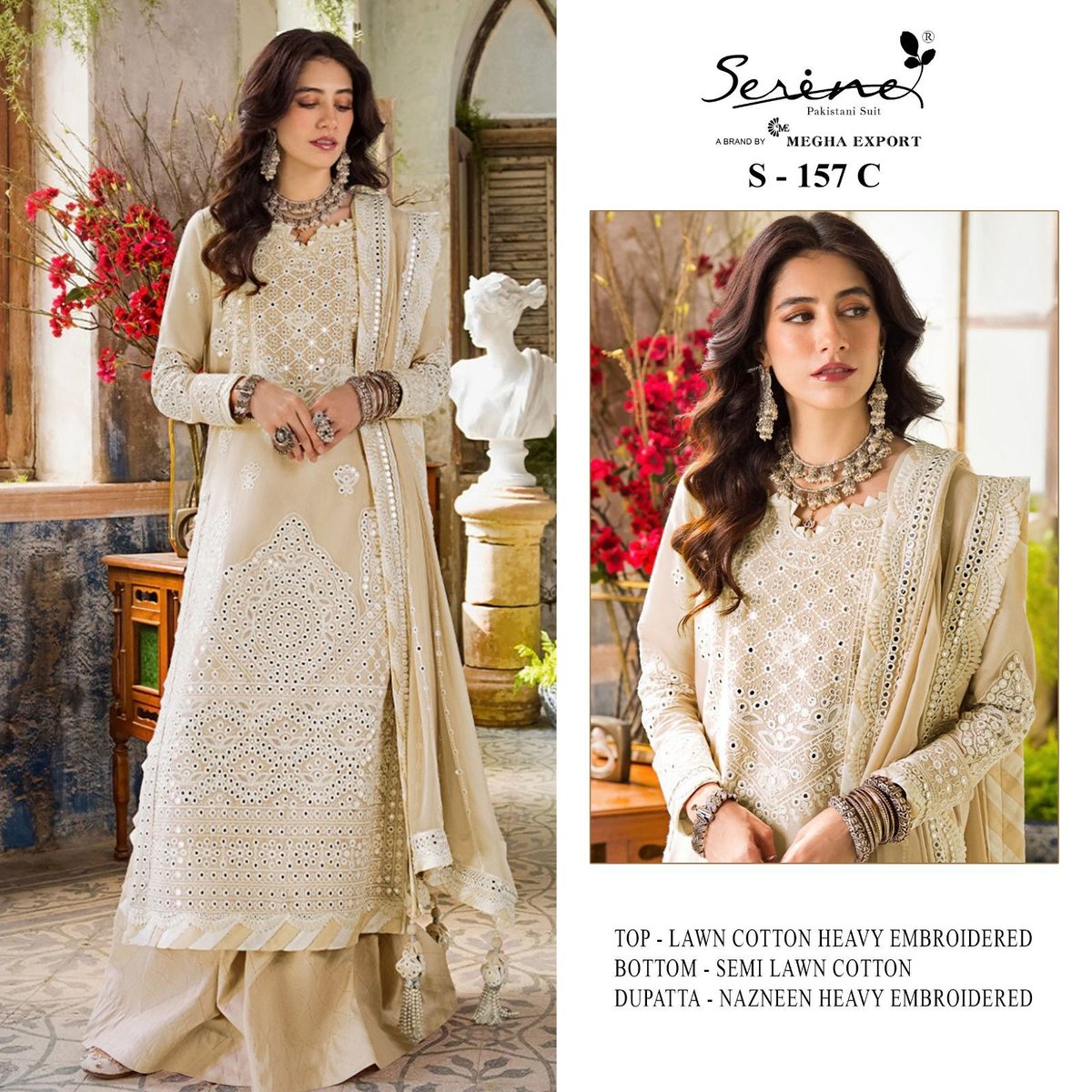 Serine Pakistani Suit S-157 Colors 5