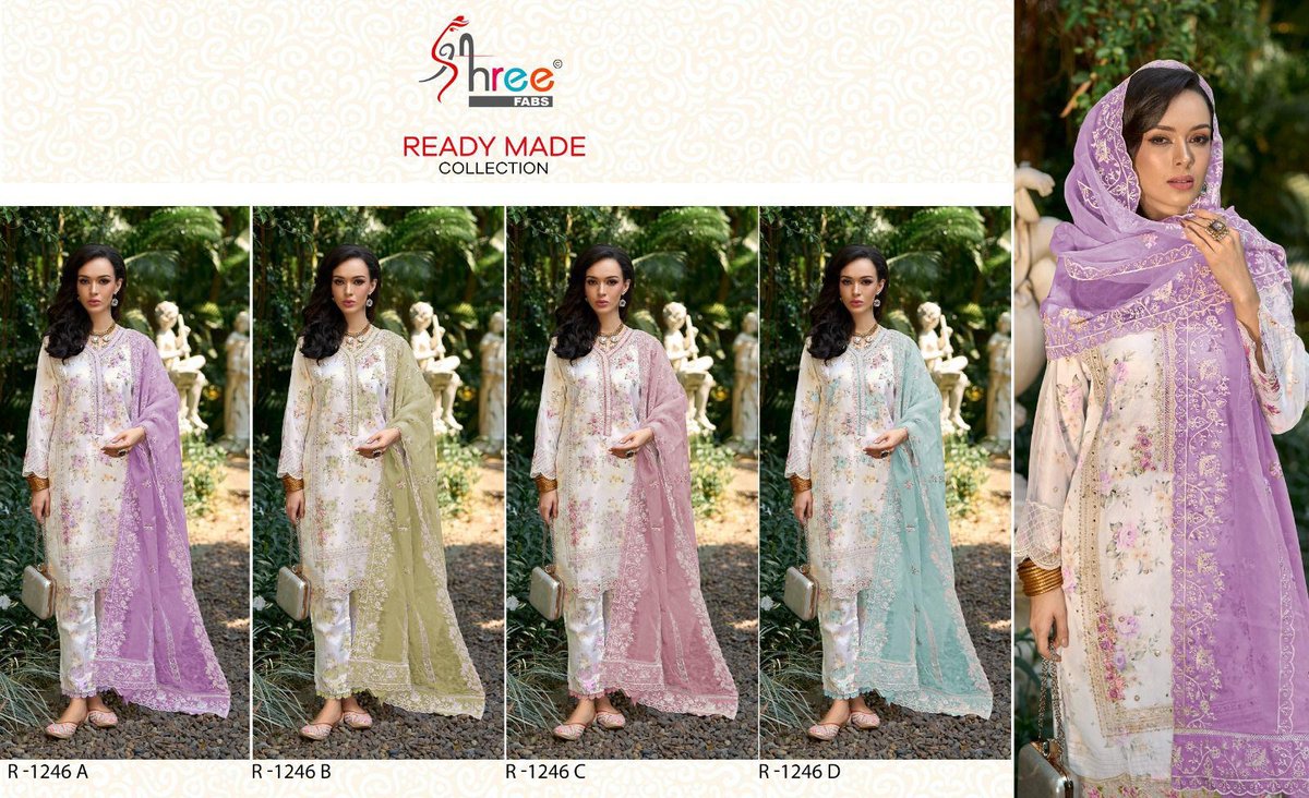 SHREE FAB READY MADE COLLECTION R-1246-A TO R-1246-D 5