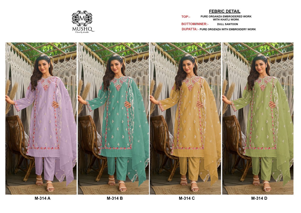 SHRADDHA DESIGNER MUSHQ M-314-A TO M-314-D 5