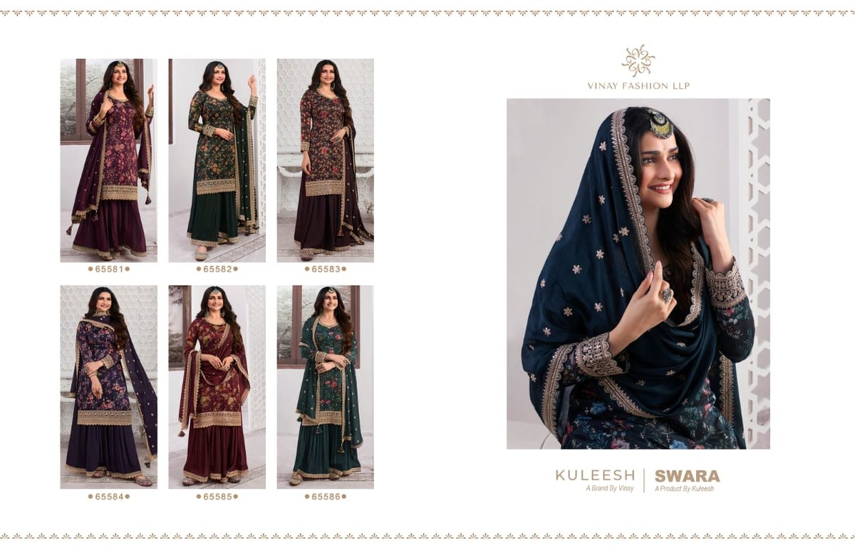 Vinay Fashion Kuleesh Swara 65581-65586 Series 7