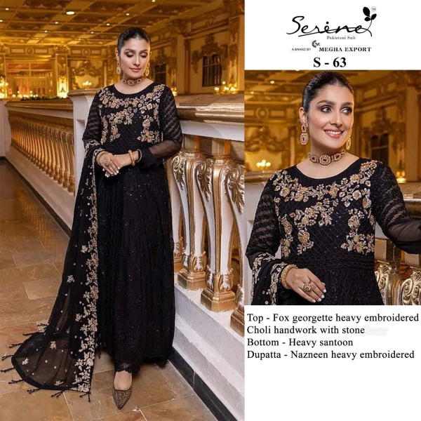 Serine Pakistani Suit S-63 Design