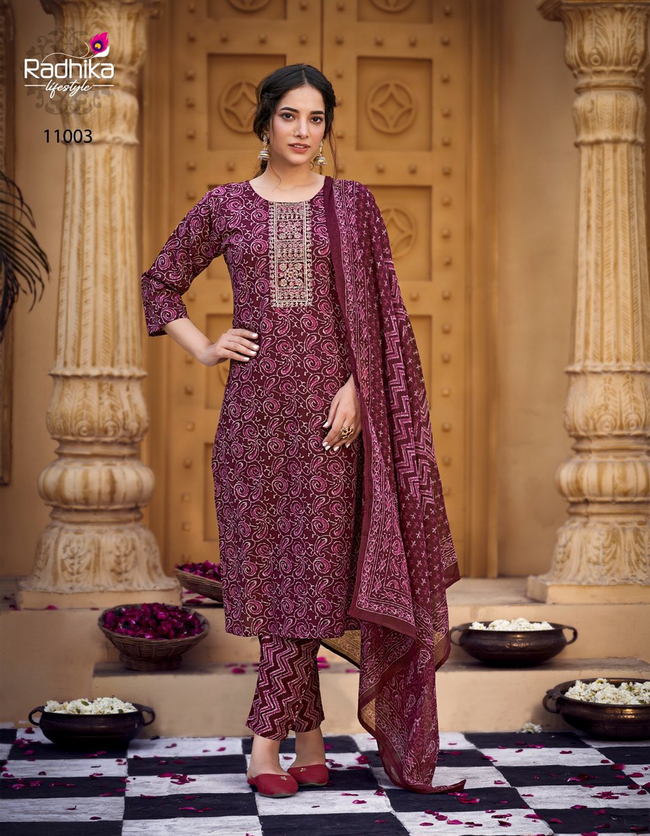 RADHIKA LIFESTYLE COTTON KUDI 11001 TO 11008 3