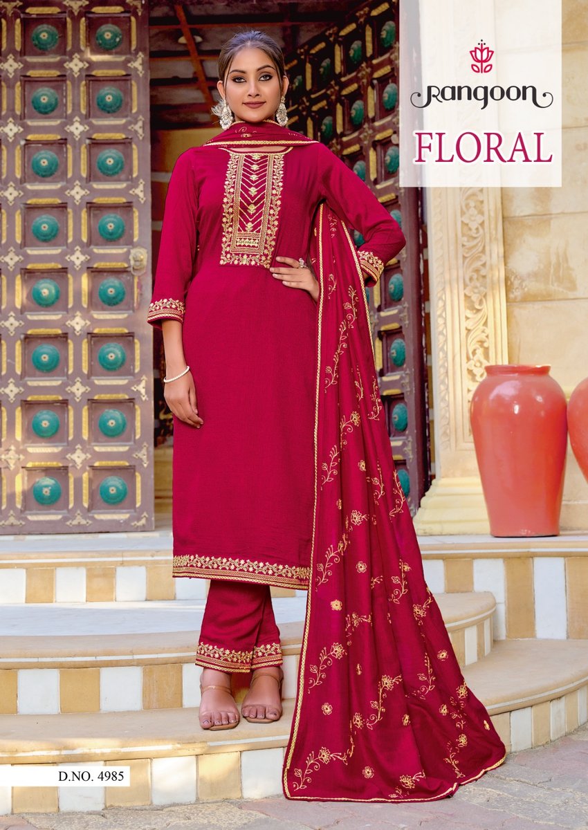 RANGOON FLORAL 4981 TO 4986 5