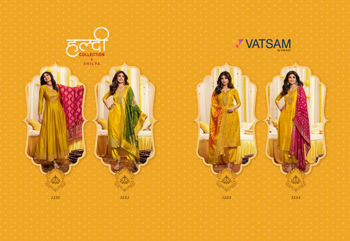 Viradi Fashion Vatsam Haldi Collection 1231-1234 Series 5