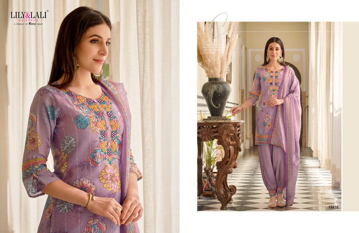 LILY & LALI MEHNOOR 15911 TO 15916 6