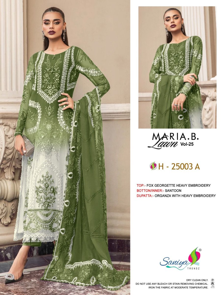 SANIYA TRENDZ MARIA B. H-25003-A TO H-25003-D 1