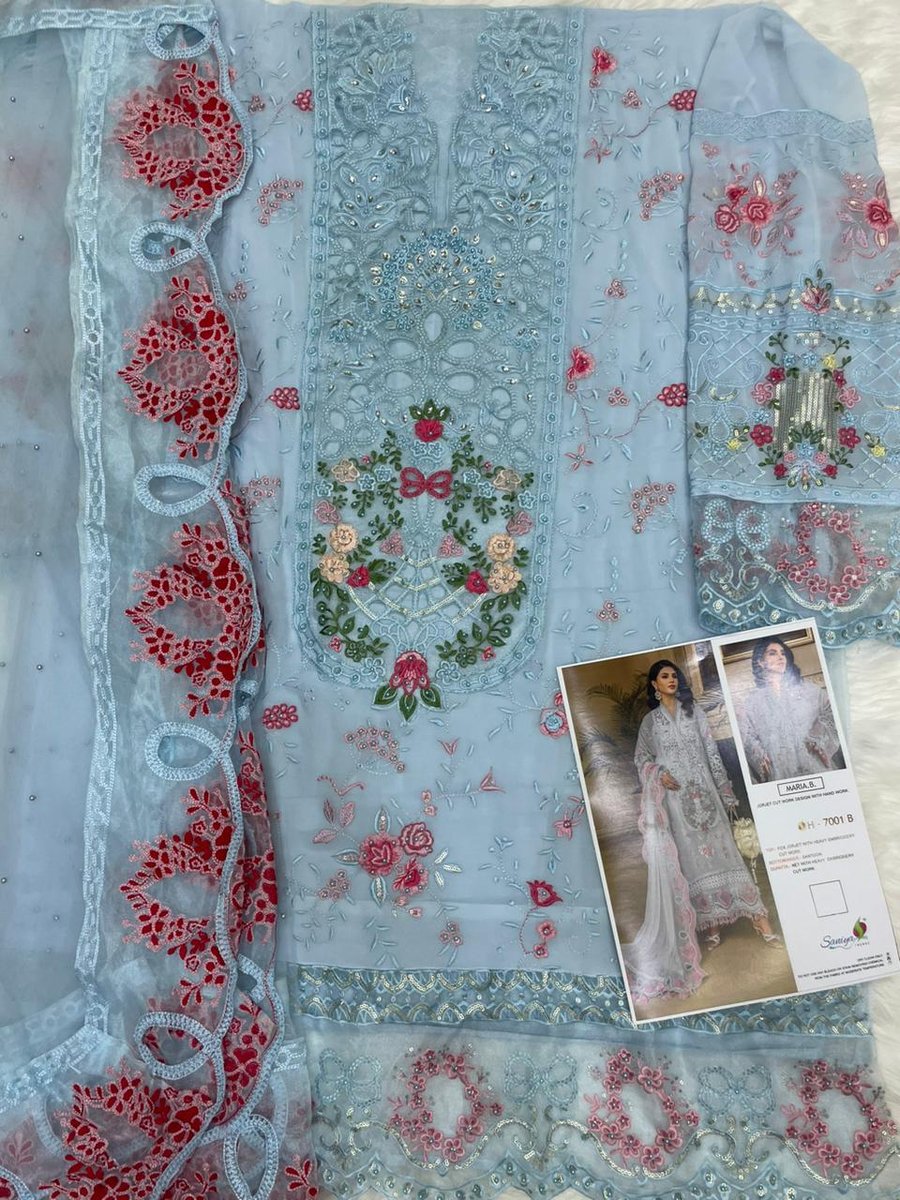 Saniya Trendz Maria B H-7001 Colors 4