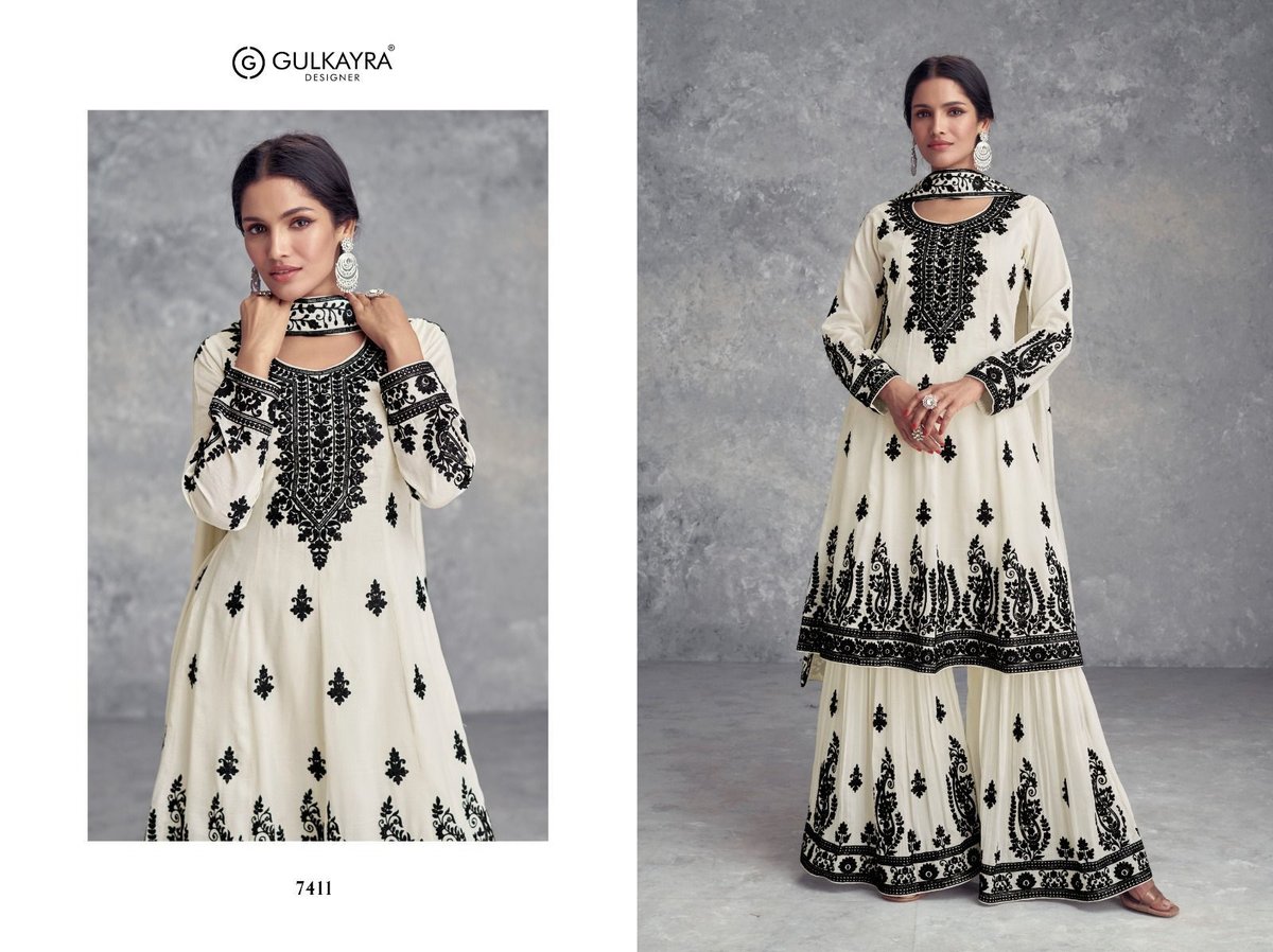 GULKAYRA DESIGNER FARANA 7411 TO 7412 2