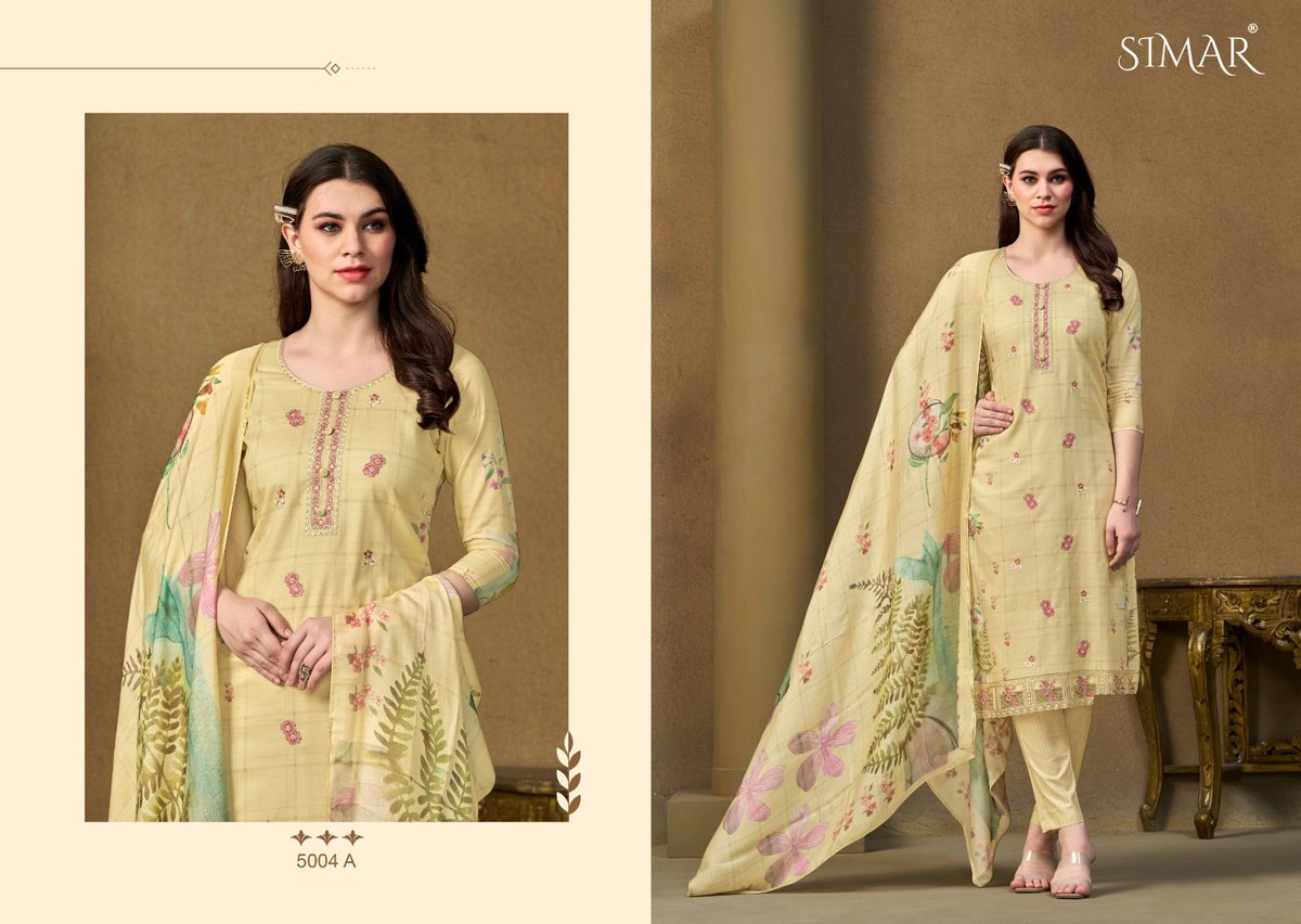 GLOSSY SIMAR TANISHKA 5004-A TO 5004-D 1