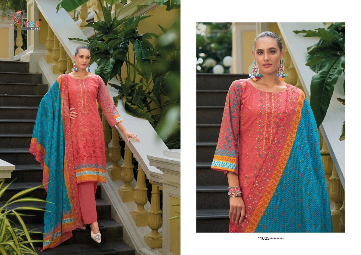 SHREE FAB BIN SAEED LAWN COLLECTION VOL-11 11001 TO 11006 3