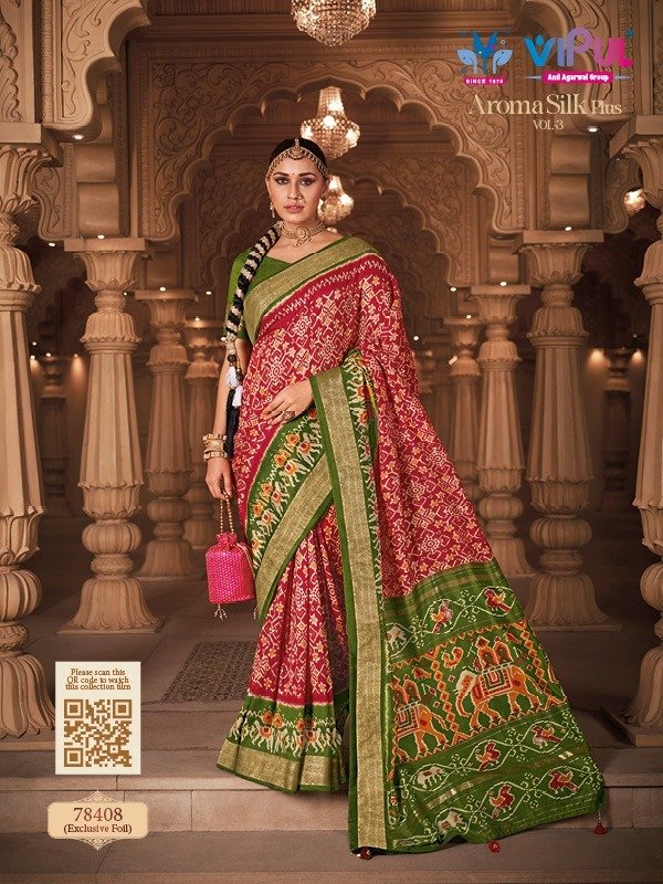 VIPUL AROMA SILK PLUS VOL-3 SERIES 78408 TO 78419 1