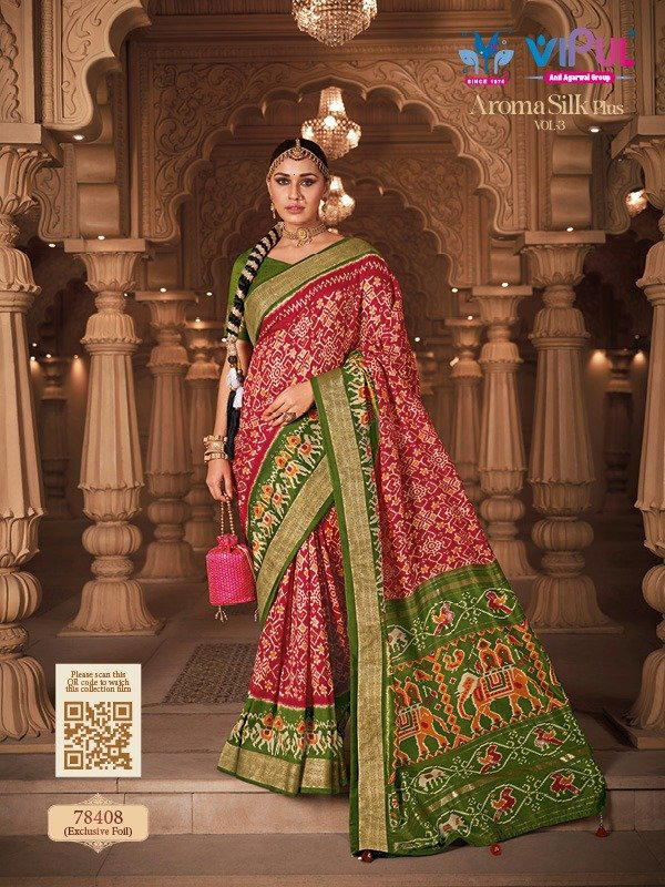 VIPUL AROMA SILK PLUS VOL-3 SERIES 78408 TO 78419