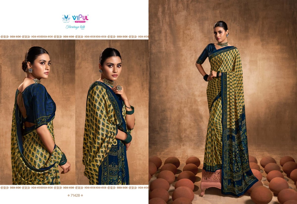Vipul Fashion Heritage Silk Vol-8 71424-71441 Series 5