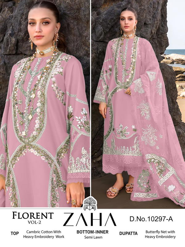 ZAHA FLORENT VOL-2 10297-A TO 10297-D