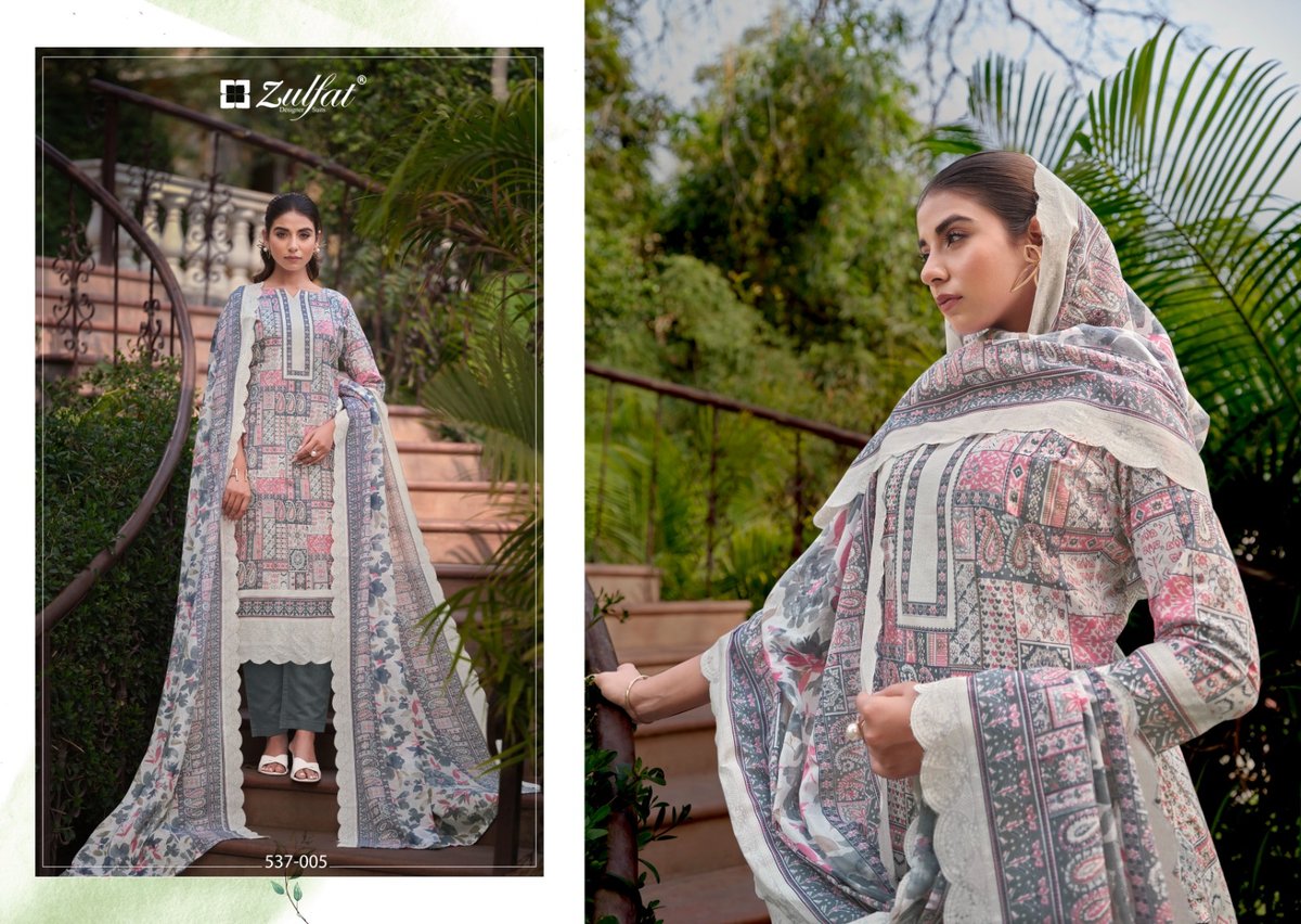 ZULFAT DESIGNER MARYAM VOL-2 537-001 TO 537-008 5