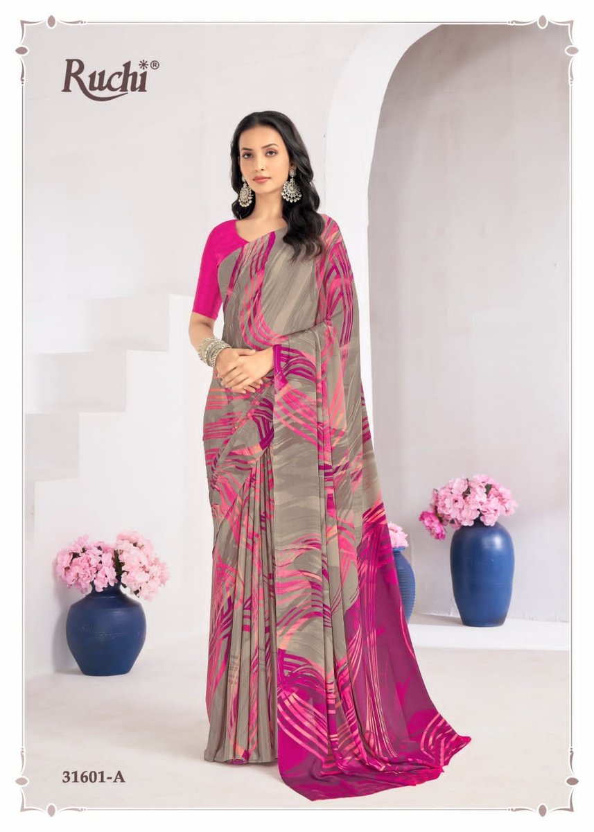 RUCHI SAREE VIVANTA SILK 31601-A-B TO 31606-A-B 1