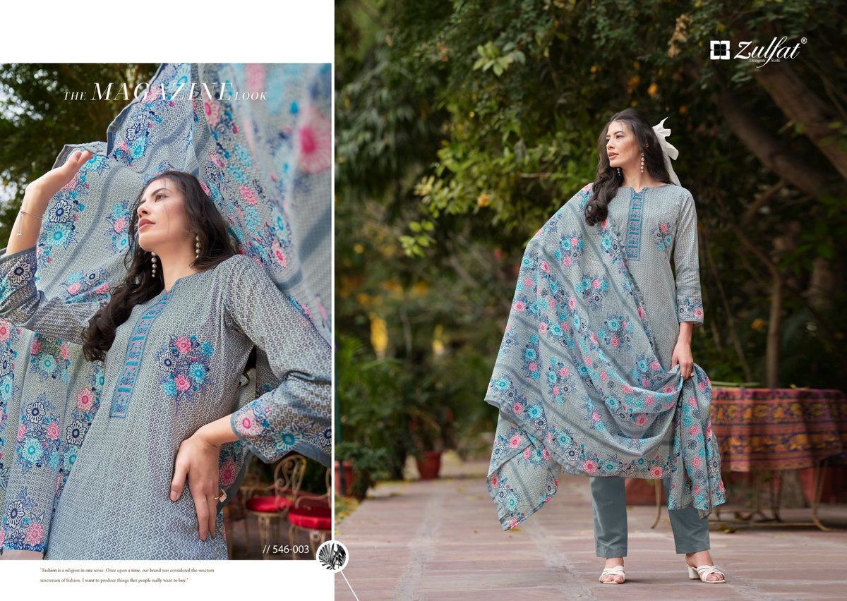 ZULFAT DESIGNER MARYAM VOL-4 546-001 TO 546-008 3