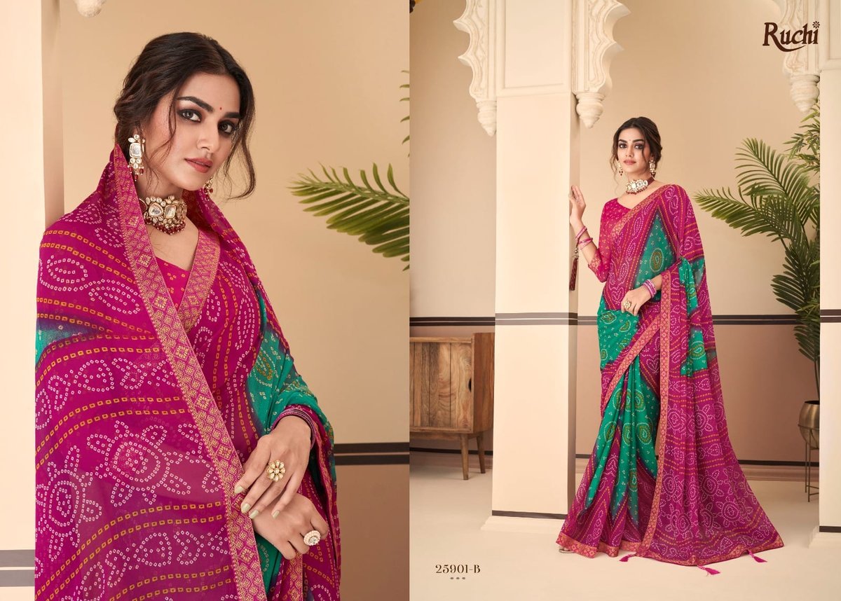 Ruchi Saree Jalpari 25901-25903 Series 2