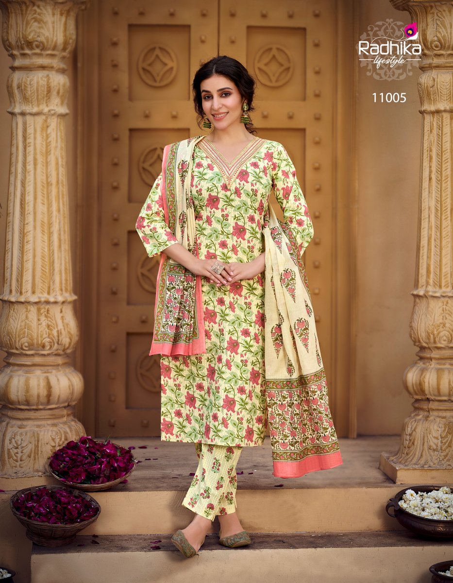 RADHIKA LIFESTYLE COTTON KUDI 11001 TO 11008 5