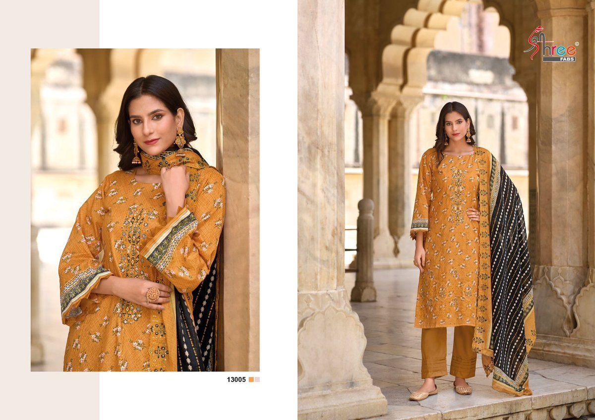 SHREE FABS BIN SAEED LAWN COLLECTION VOL-13 13001 TO 13006 5