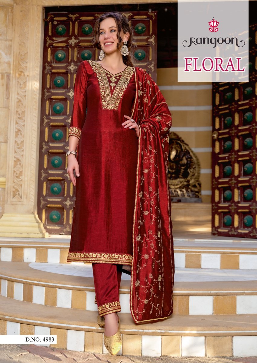 RANGOON FLORAL 4981 TO 4986 3