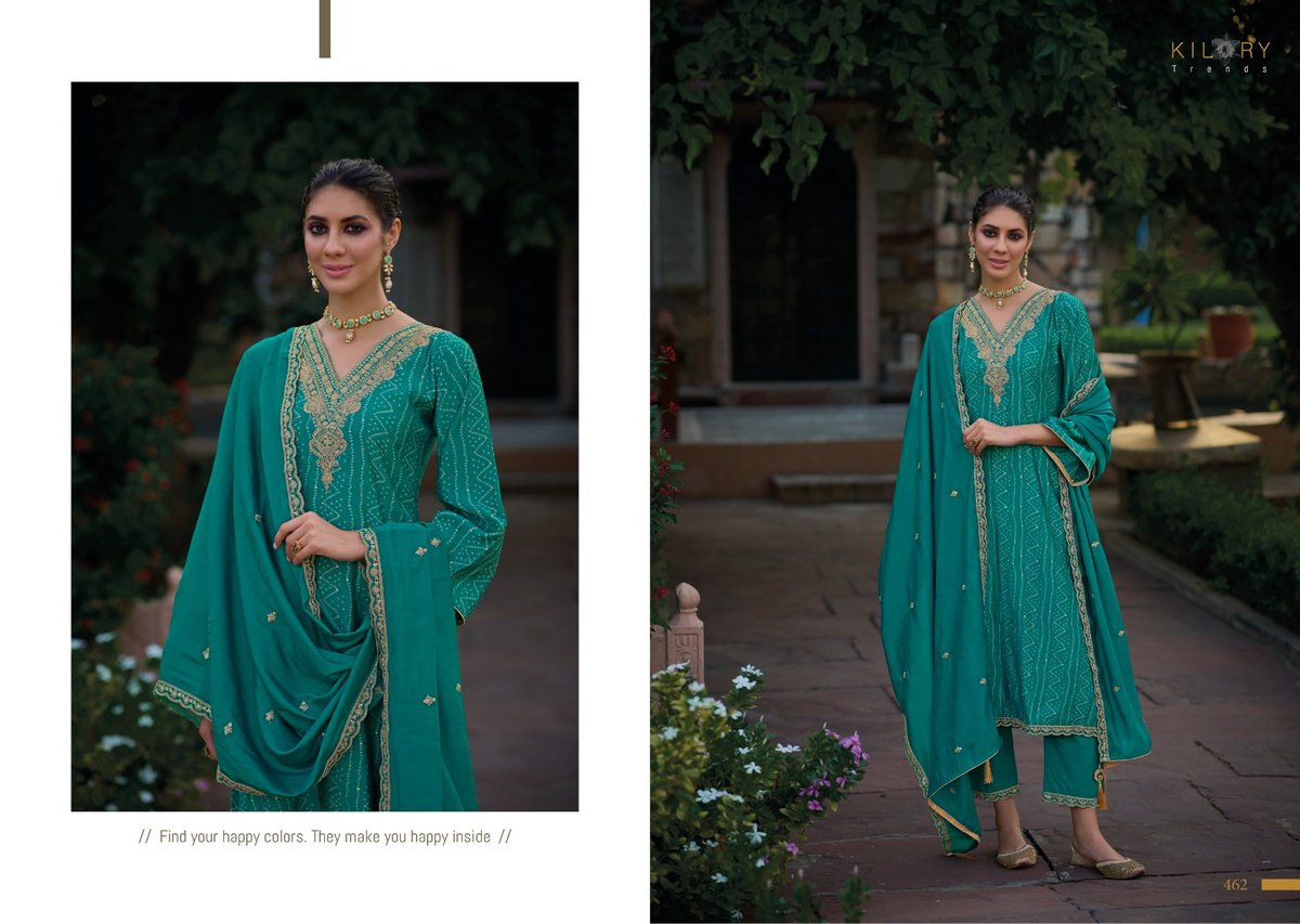KILORY TRENDZ SILK OF BANDHEJ VOL-3 461 TO 466 2