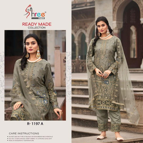 SHREE FAB READY MADE COLLECTION R-1197-A TO R-1197-D
