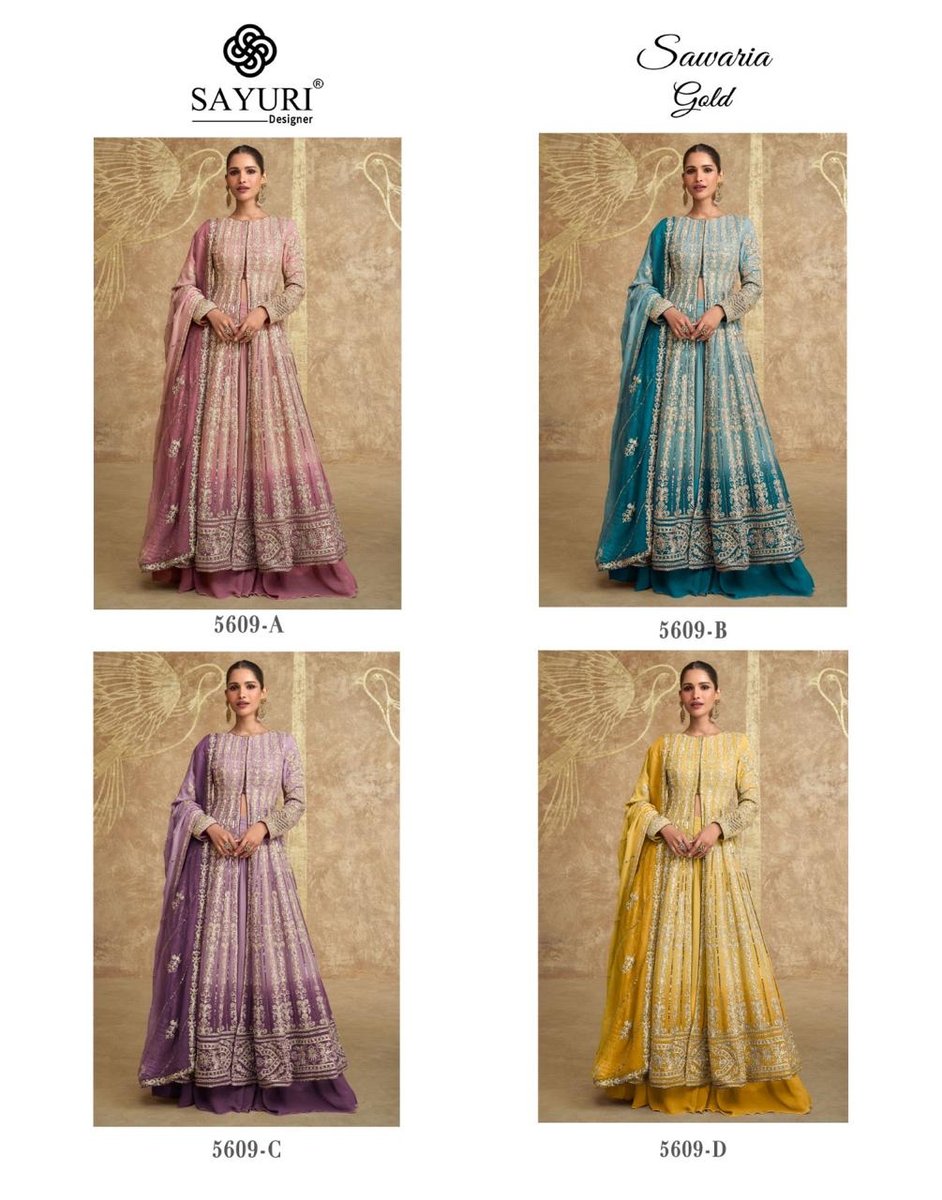 SAYURI DESIGNER SAWARIA GOLD 5609A-5609D 5