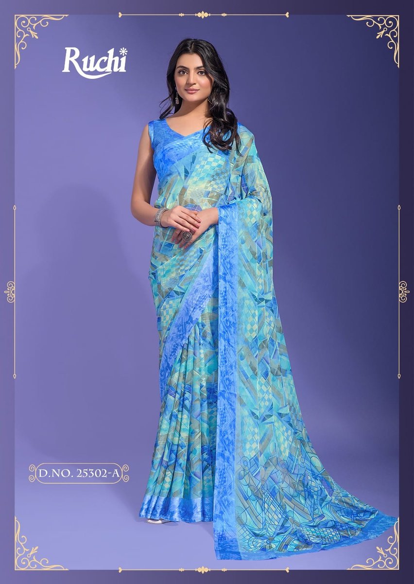 RUCHI CHERRY 25301 A & D TO 25303 A & D 5