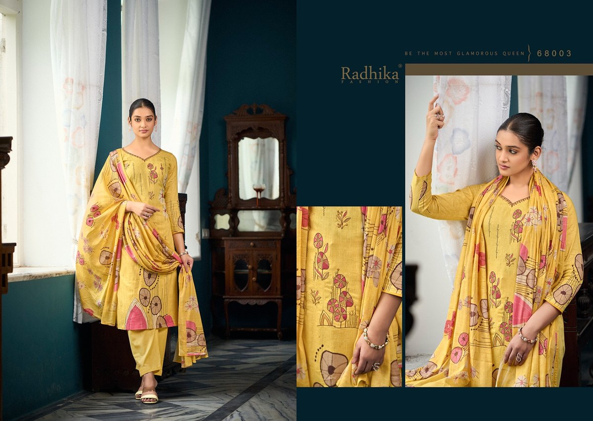 RADHIKA FASHION AZARA MEERA 68001 TO 68008 3