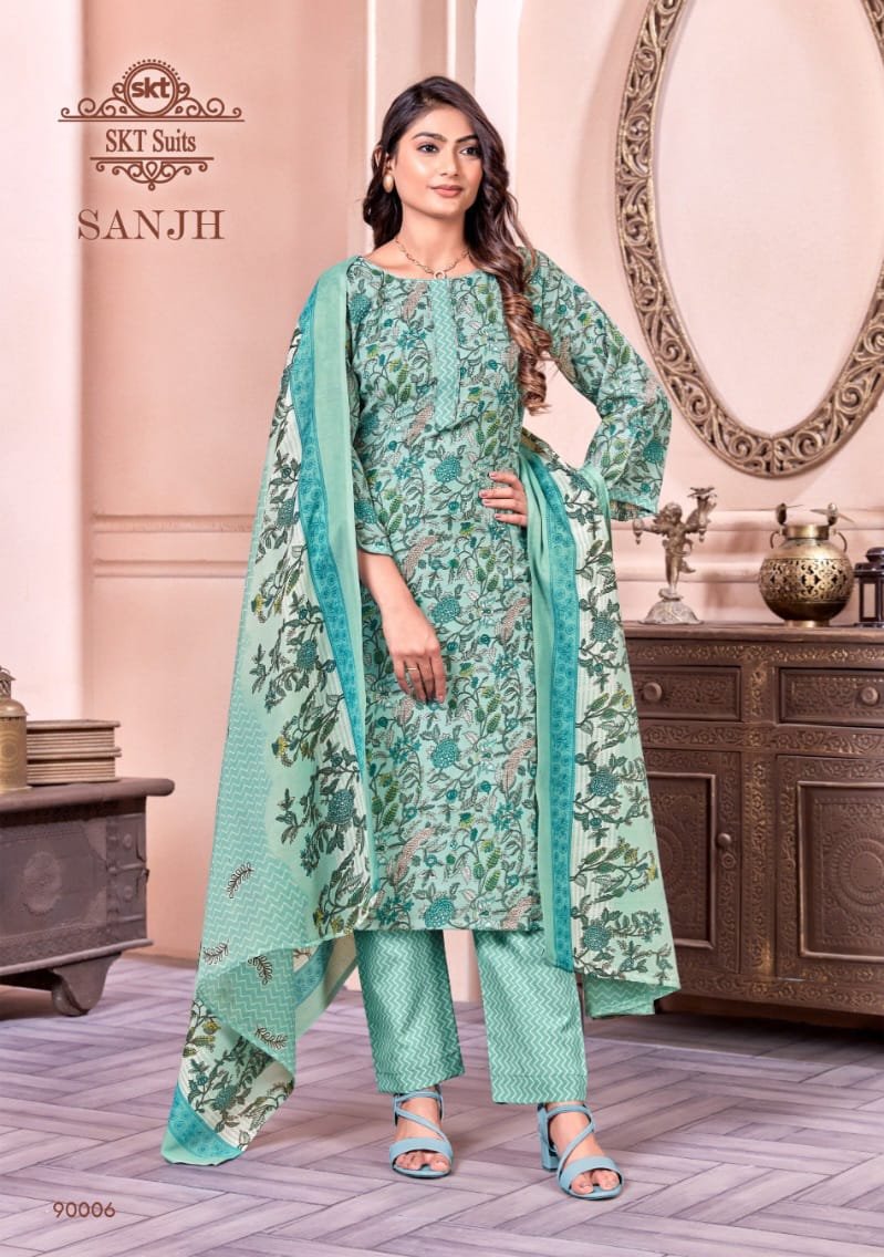 SKT SUITS SANJH 90001 TO 90012 6