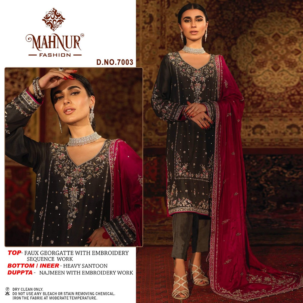 MAHNUR FASHION EMAAN ADEEL PREMIUM VOL -07 7001 TO 7003 3