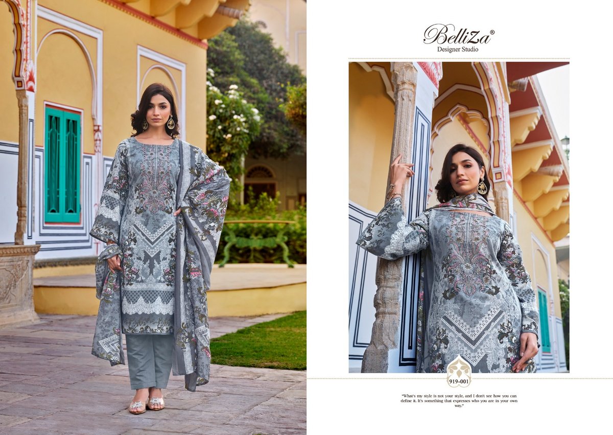 BELLIZA DESIGNER NAIRA VOL-52 919-001 TO 919-008 1