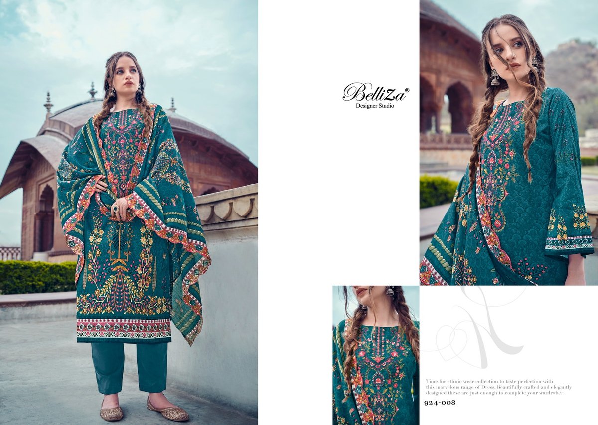 BELLIZA DESIGNER GUZARISH VOL-11 924-001 TO 924-008 8