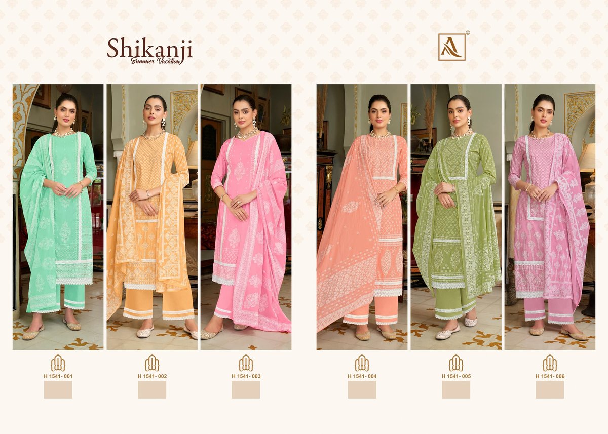 ALOK SUIT SHIKANJI H-1541-001 TO H-1541-006 7