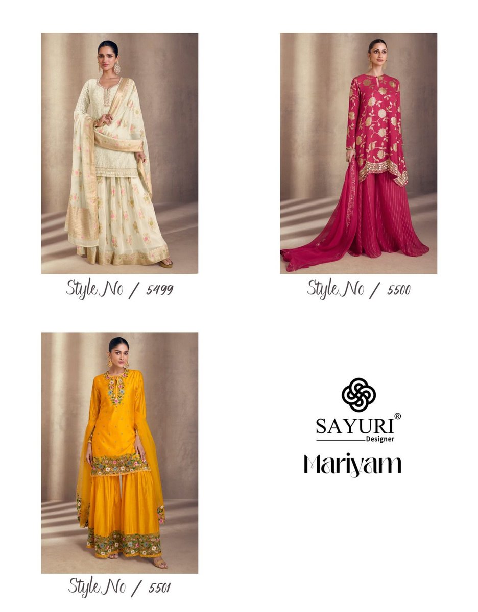 SAYURI DESIGNER MARIYAM 5499-5501 4