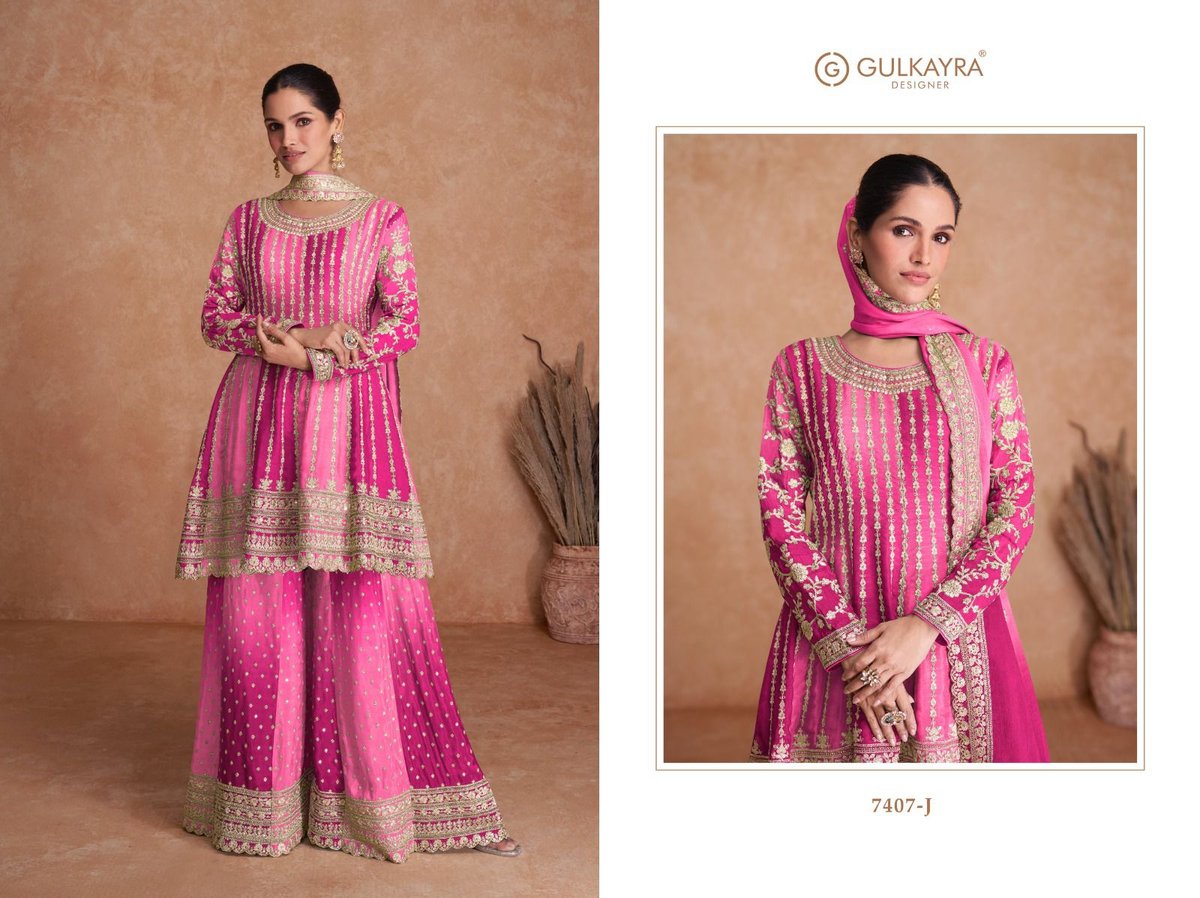 GULKAYRA DESIGNER VAANI VOL-2 7407-F TO 7407-N 5
