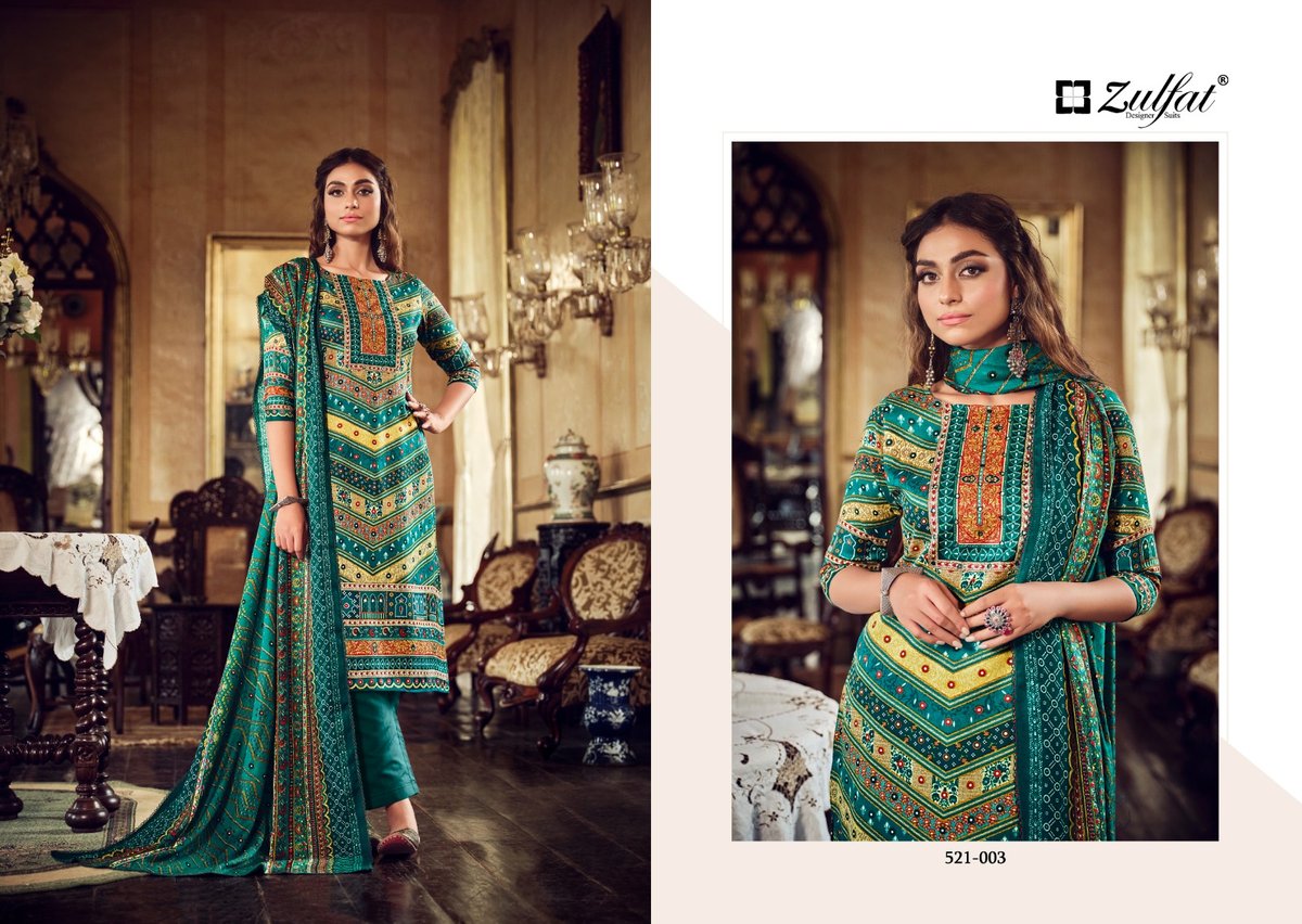 Zulfat Designer Rehnuma 521-001 to 521-008 Series 3