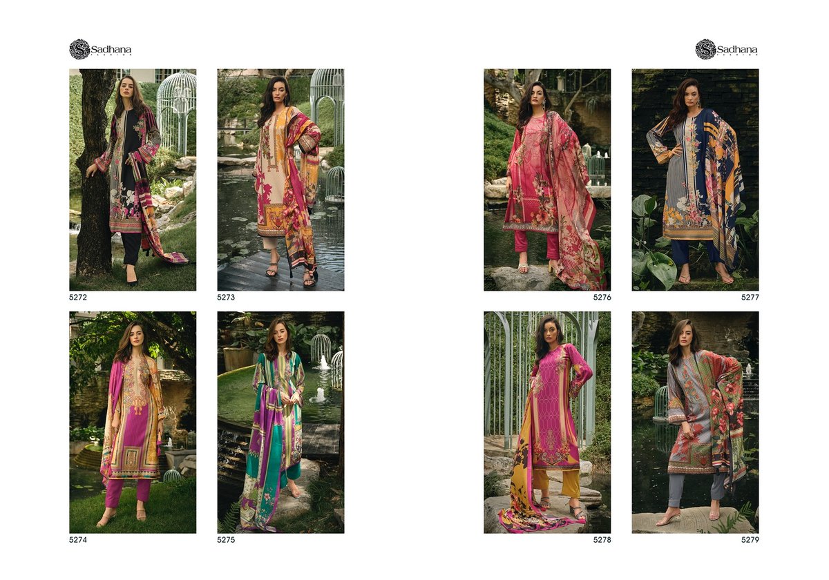 Sadhana Fashion Mehtaab Vol-8 5272-5279 Series 9