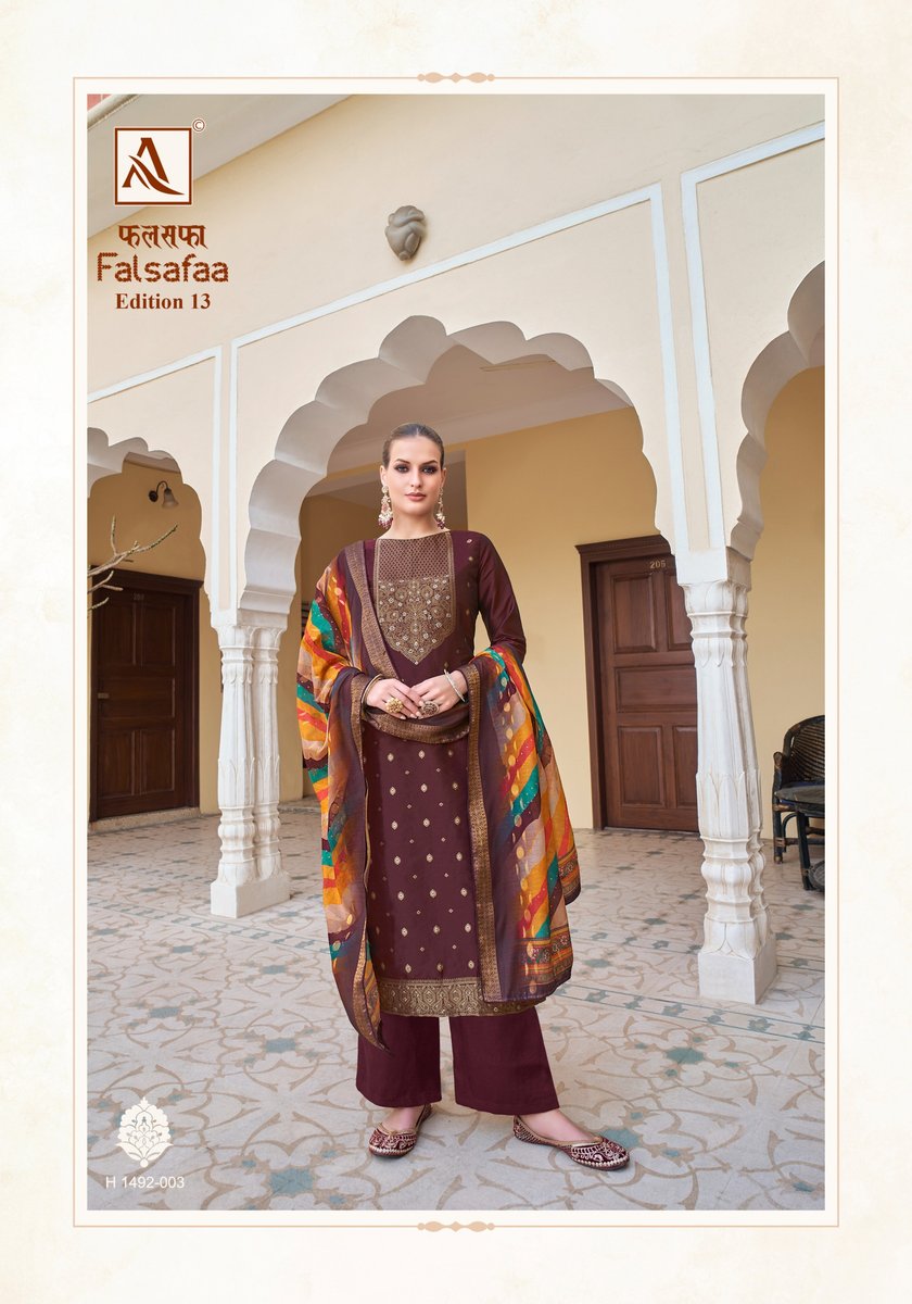 ALOK SUIT FALSAFAA-13 H-1492-001 TO H-1492-006 3